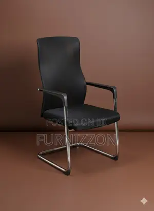 Executive Office Chair Black Mesh High-Back for Boardroom