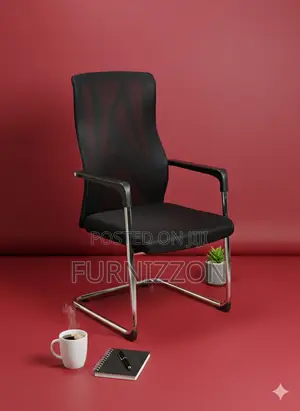 Professional Boardroom Chair Black Mesh High-Back Executive