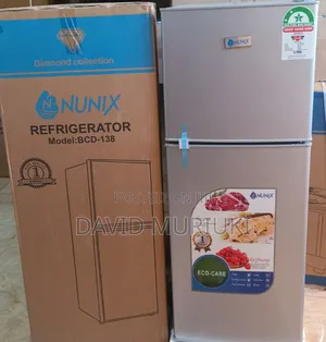 Nunix 138 Litres Large Capacity Refrigerators Fridge -Silver