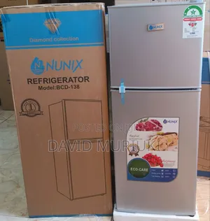Nunix 210 Litres Large Capacity Double Door With Silver Handle