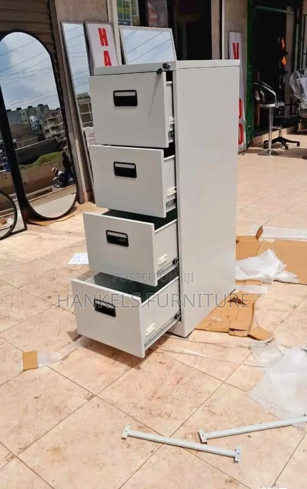 4 Drawer Office Storage Cabinet – Secure Spacious