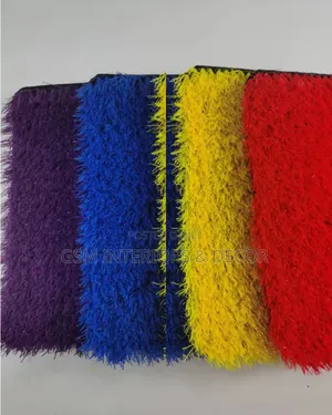Red Grass Carpets With Blue Grass Carpets