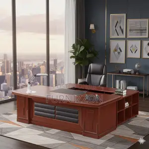 Luxurious Boss L-Shaped Executive Table