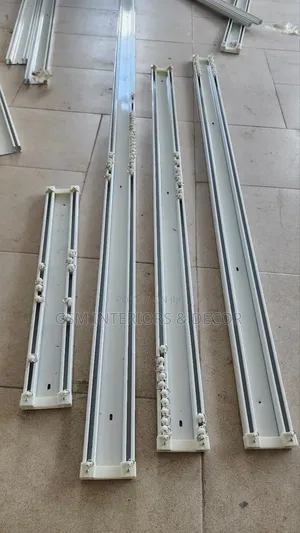 Aluminium Curtain Rails Double in Different Lengths