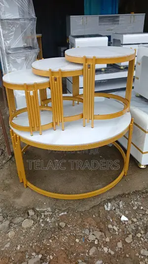 4 in 1 Executive Pure Marble Table