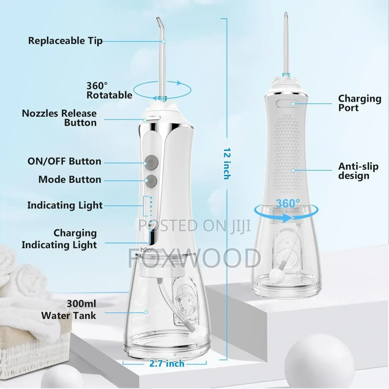 Wireless Water Flosser With Accessories