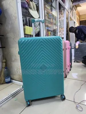Light Green Rubber Suitcase Height 72cm
