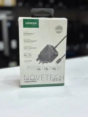 Ugreen 67w Type-c Power Adapter With Changeable 3 Dc Laptop Power-x377