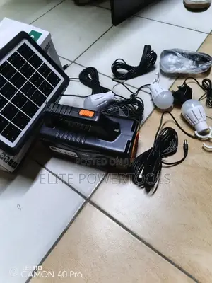 Dat Solar Light System With Bulb, Radio Touch, Solar -9013