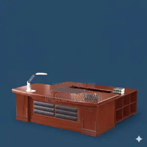 Modern Luxurious L-Shaped Executive Desk
