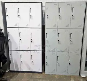 Heavy-Duty 9 Compartment Locker Cabinet