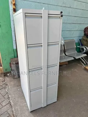 4 Drawer Filing Cabinet With Security Bar – Extra Protection