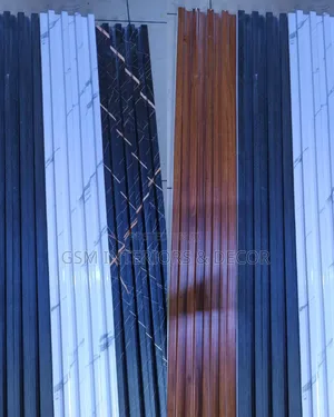 Fluted Wall Panels in Back and White