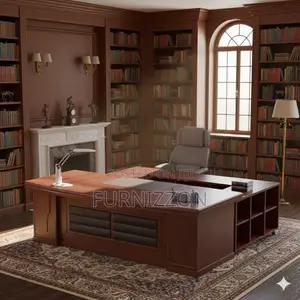 Elegant Boss L-Shaped Executive Desk