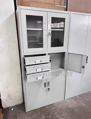 Secure Office File Cabinet With Lockable Safe