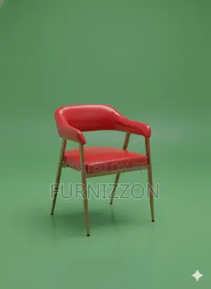 Comfortable Leather Dining Coffee Armchair