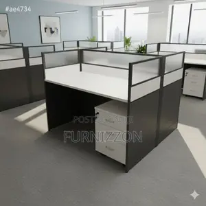 Functional Modern 2-Person Office Workstation
