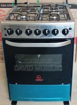 60*65 Eurochef Free Standing 3 Gas Burner +1 Electric Cookers