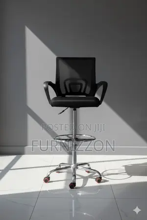 Functional Adjustable Mesh Counter Chair