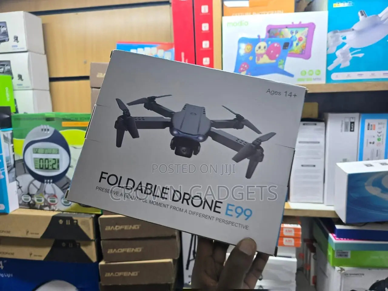 E99 Foldable Drone With One-Key Takeoff Landing
