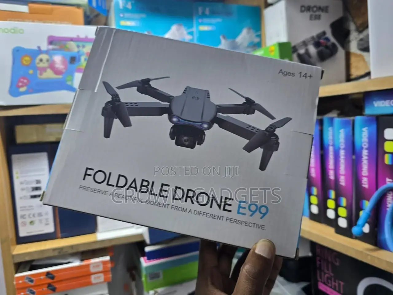 E99 Foldable Drone With One-Key Takeoff Landing