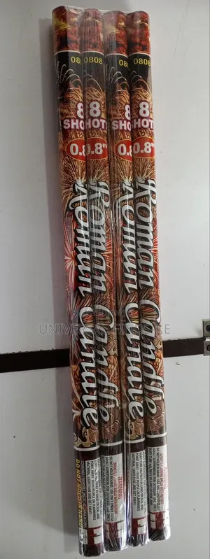 Fireworks Roman Candles With 8 Shots