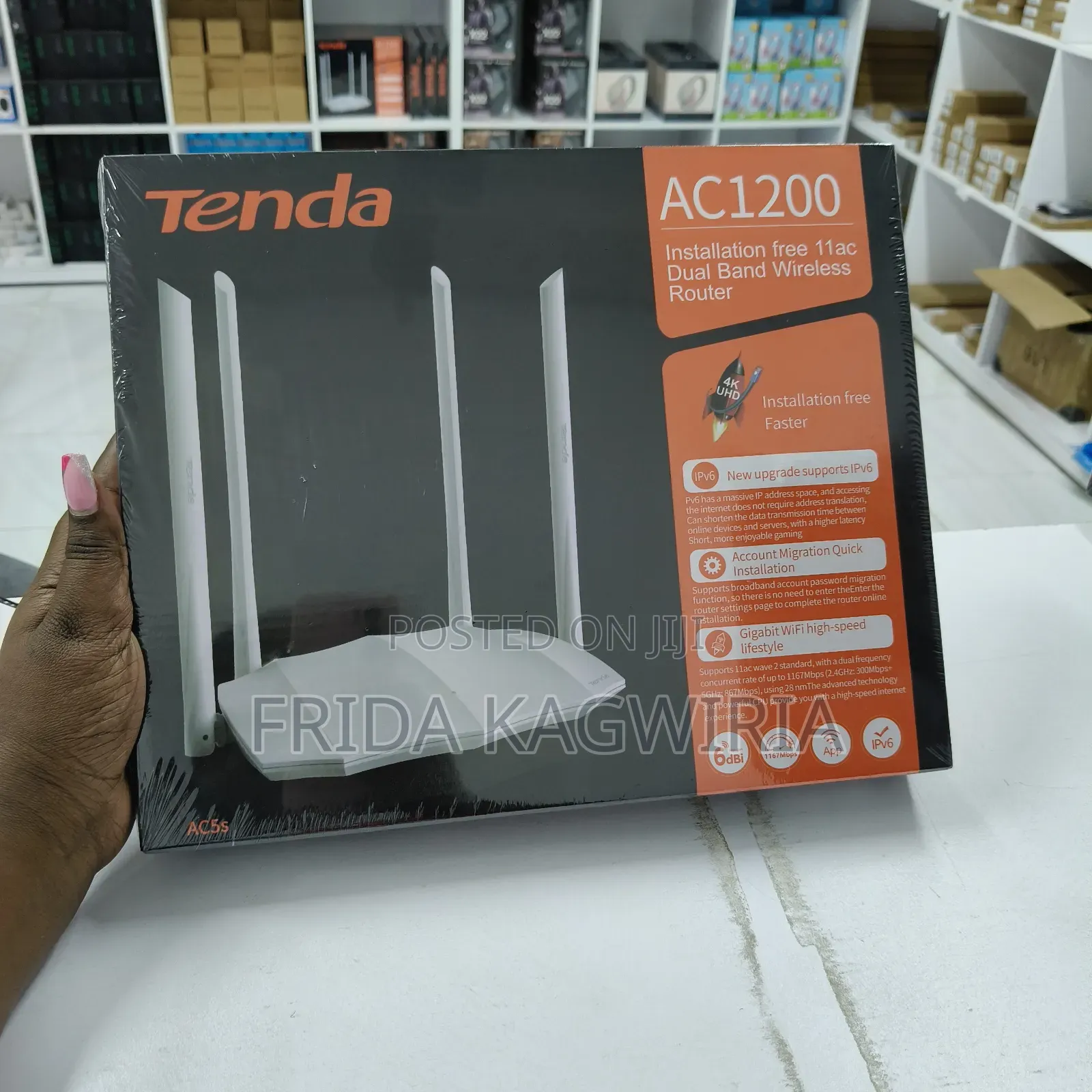 Tenda Wi-fi Router Ac1200