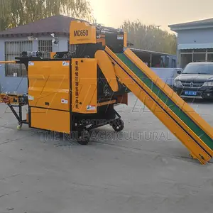 New Green Silage Round Baler Home Use Hay Rice Straw Baling Machine
