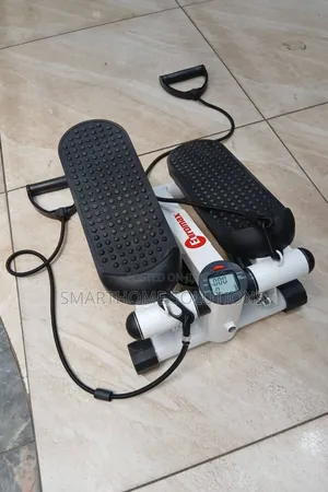 Compact Mini Stepper Exercise Machine With Resistance Bands