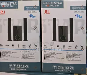 2.1ch Globalstar Sub Woofer Systems Bt/Usb/Fm Tall Boy(Model of V527)