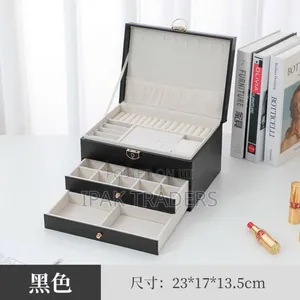 *Multi-Layer Jewelry Storage Box Large Capacity Organizer