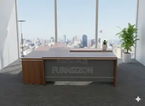 Modern Wooden L-Shaped Office Desk 1.8m