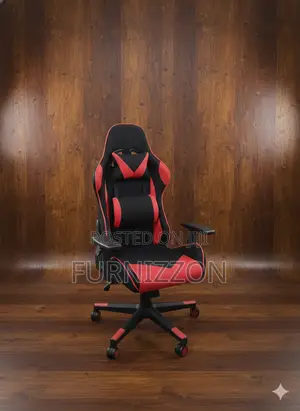 Height-Adjustable Gaming Chair With Neck Support