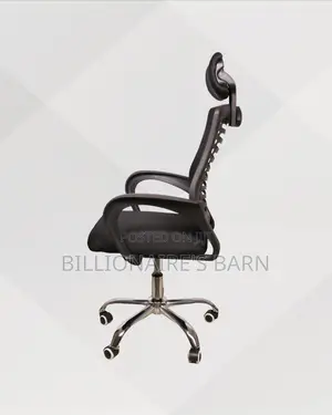 Black Secretarial Mesh Chair | Firm Support With a Soft Landing Seat