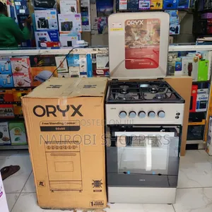 *Mika Gas Cooker, 50cm X 60cm, 4gas , Gas Oven,