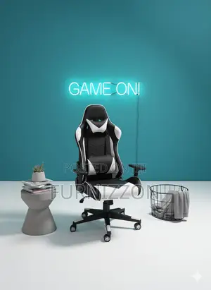 Modern Height-Adjustable Swivel Gaming Chair