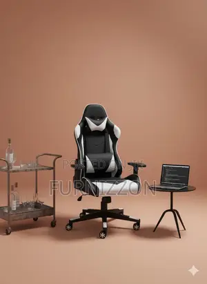 Gaming Chair With Neck Support and Height Adjustment