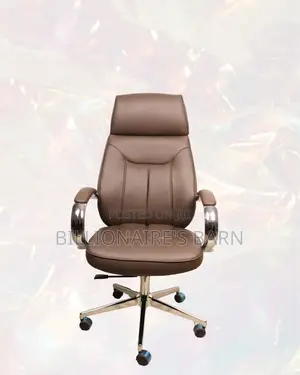 Brown Executive Office Chair | Boardroom-Ready Style Without the Drama