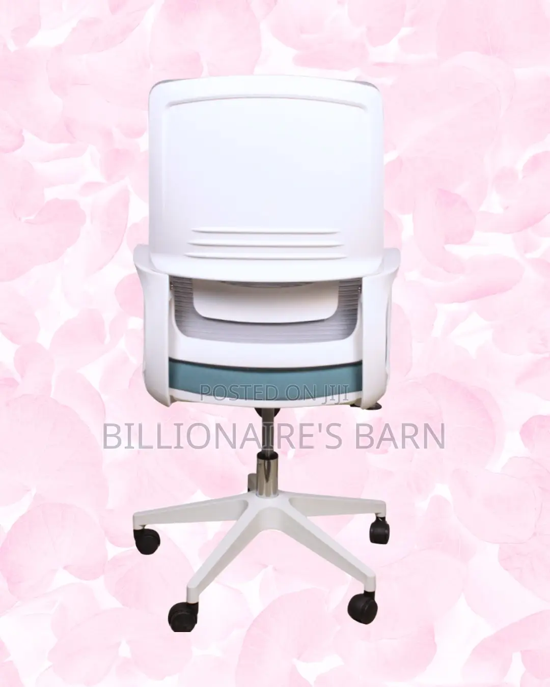 White Mid-Back Mesh Chair | Boardroom-Ready Style Without the Drama