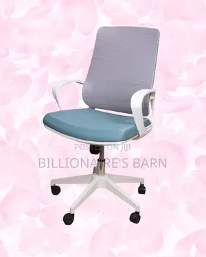 White Mid-Back Mesh Chair | Boardroom-Ready Style Without the Drama