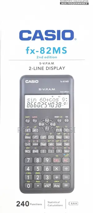 Casio General Fx-82ms 2nd Edition Scientific Calculator -