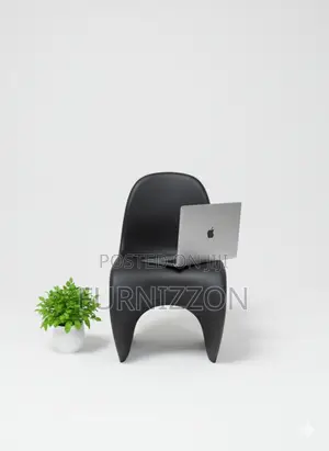 Black Plastic Stool – Modern, Lightweight, Durable