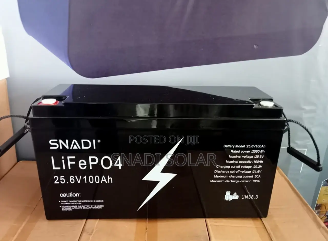 Snadi 24v 100ah (2.56kwh) Lithium Battery