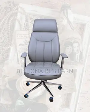 Grey Office Chair | Easy Adjustability for Different Desk Heights