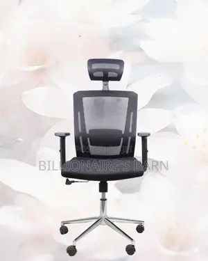 Black Ergonomic Chair | Easy Adjustability for Different Desk Heights