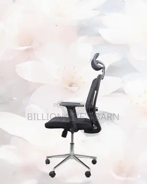 Black Ergonomic Chair | Easy Adjustability for Different Desk Heights