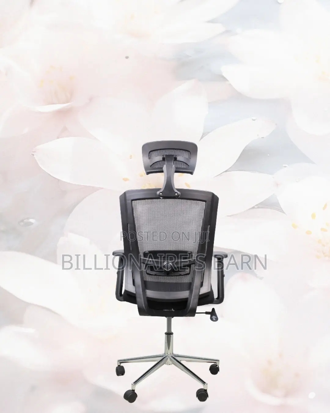 Black Ergonomic Chair | Easy Adjustability for Different Desk Heights