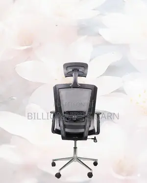 Black Ergonomic Chair | Easy Adjustability for Different Desk Heights