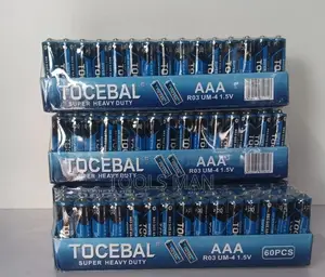 Aaa 1.5v Batteries - 60 Pcs.(R03 Um-4) Tocebel