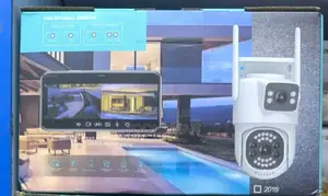Hd Dual-Lens Wifi Security Camera.Motion ,Two-Way Audio,Night Vision